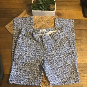 Calvin Klein Blue/White Pattern Size 0